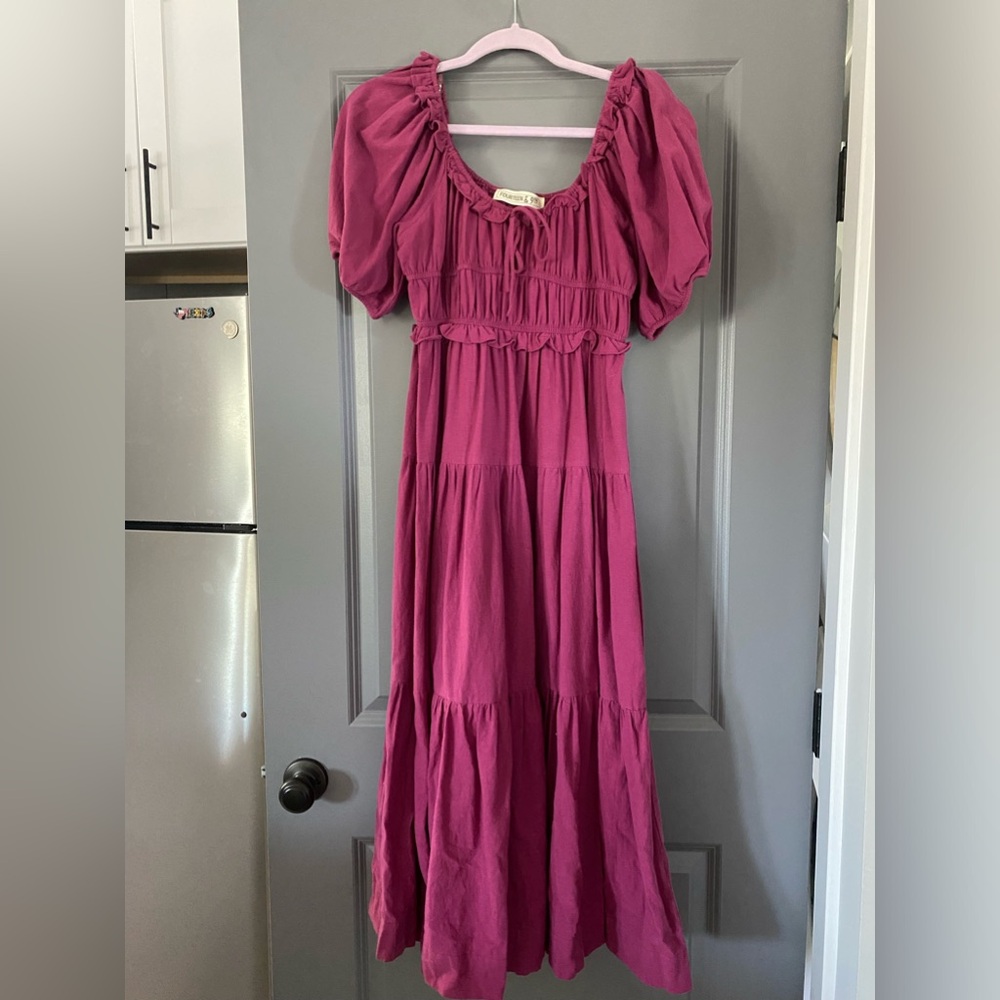 Selling this Fourteen & 9 magenta dress! Size M